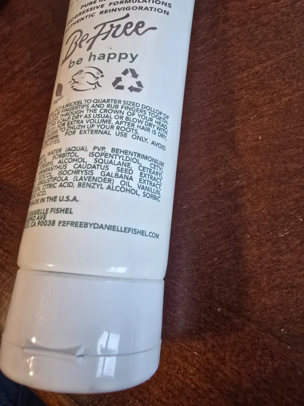 Be Free by Danielle Fishel Be Voluminous Root Volumizing Cream 8 fl oz – Vegan